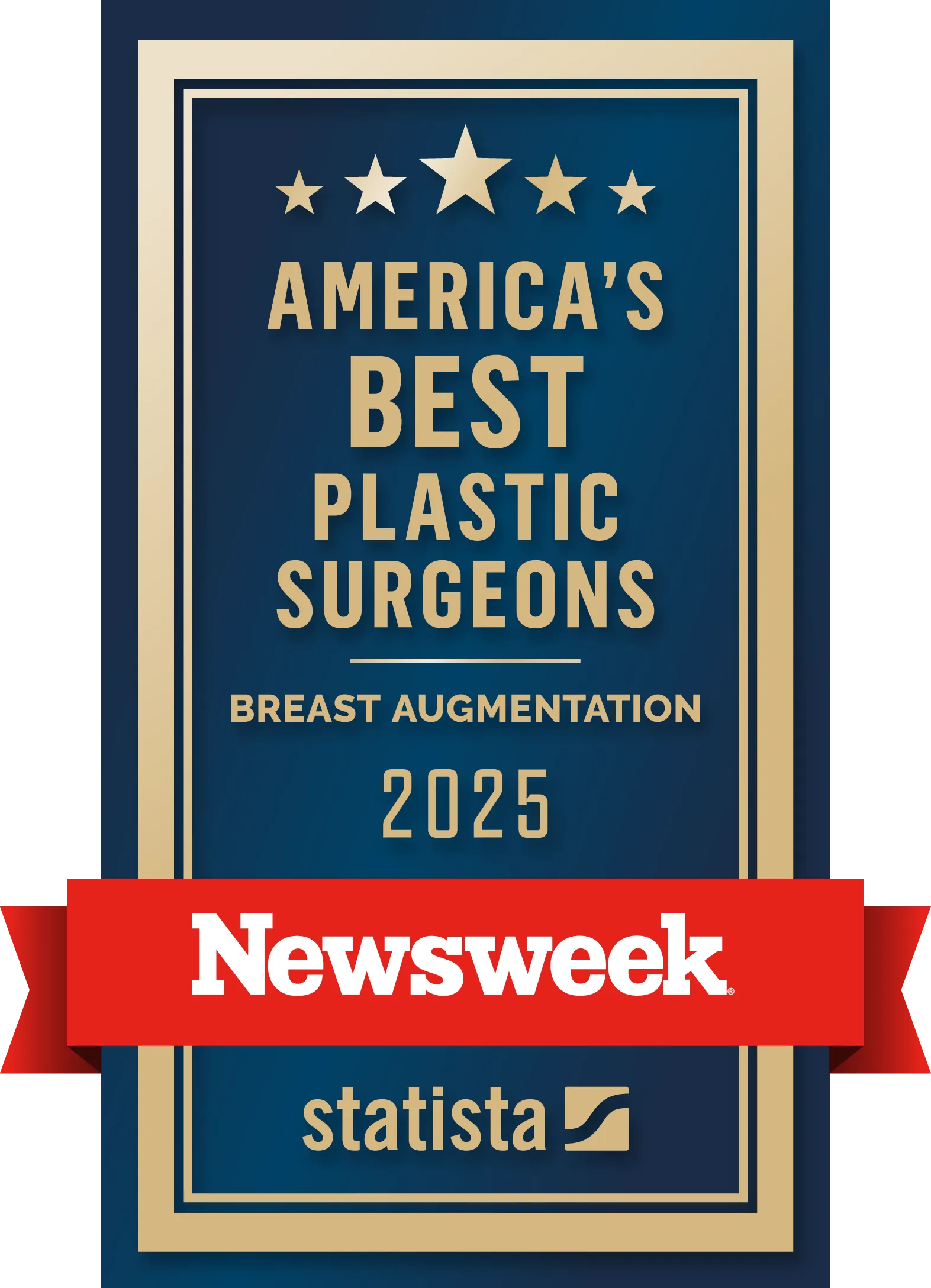 Newsweek PlasticSurgeons Logo Breast Basic