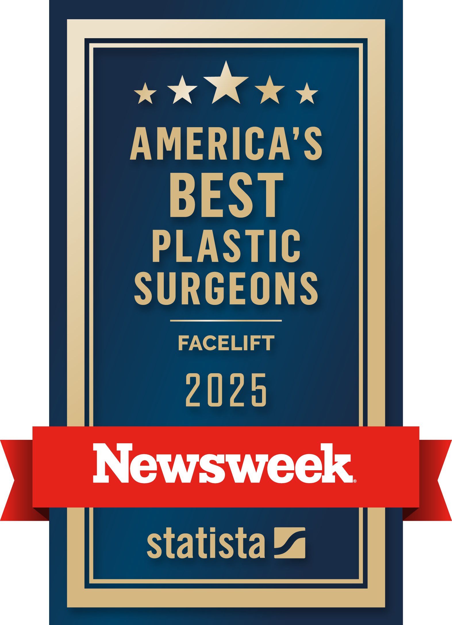 Newsweek PlasticSurgeons Logo Facelift Basic